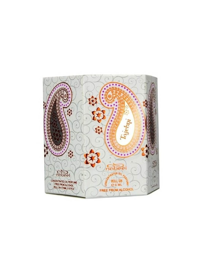 Nabeel Tajebni Alcohol-Free Roll-On Oil Perfume 6ML Long-Lasting Oriental Attar with Rich Oudh & Amber Notes - Image 3